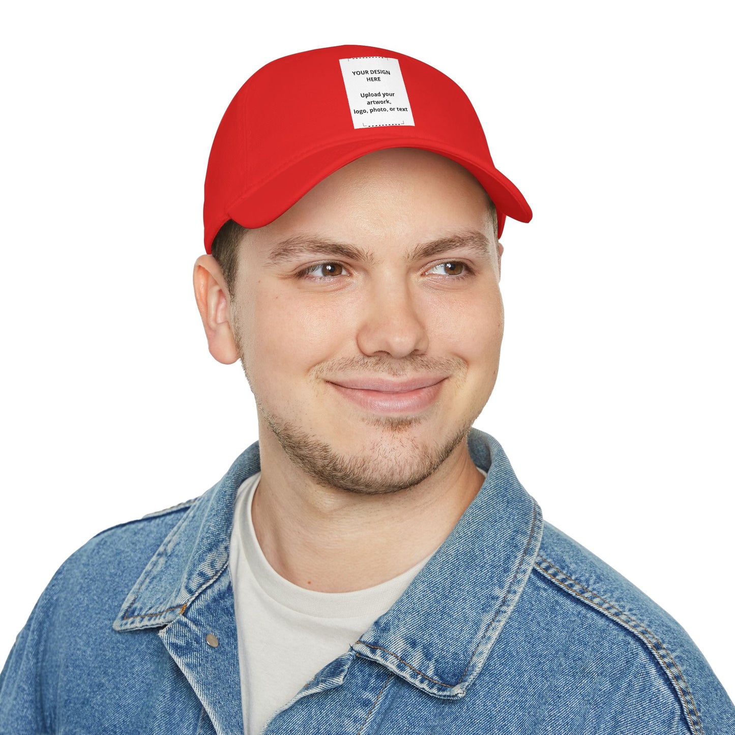 Custom Low Profile Baseball Cap — Personalized Embroidered Patch Hat