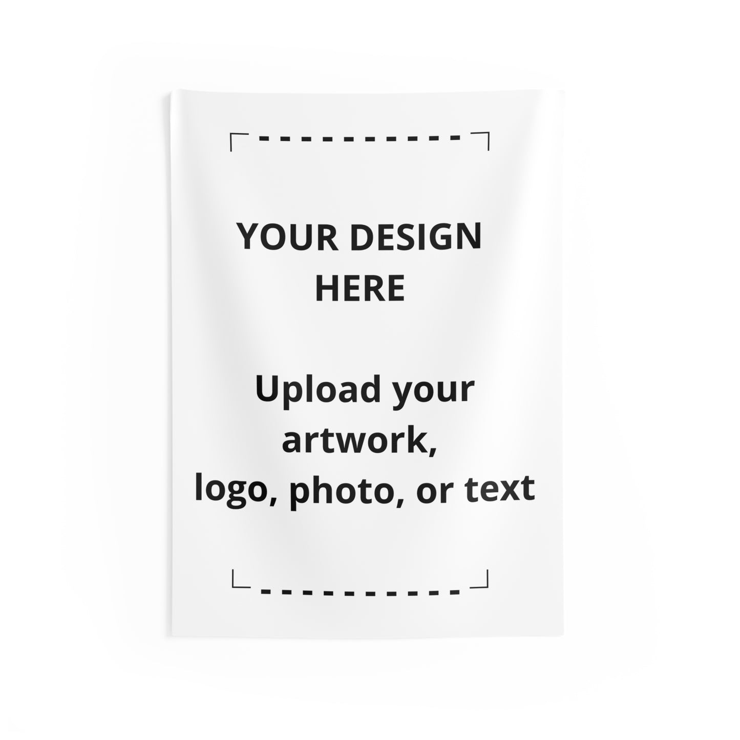Custom Indoor Wall Tapestry — Personalized Photo, Logo & Text Decor