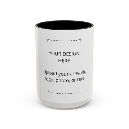 Accent Coffee Mug — Customizable Two-Tone 11/15oz Ceramic Mug