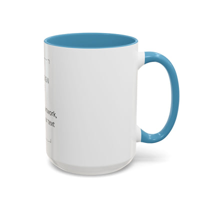 Accent Coffee Mug — Customizable Two-Tone 11/15oz Ceramic Mug