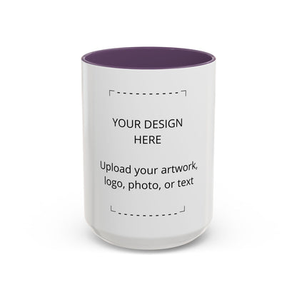 Accent Coffee Mug — Customizable Two-Tone 11/15oz Ceramic Mug