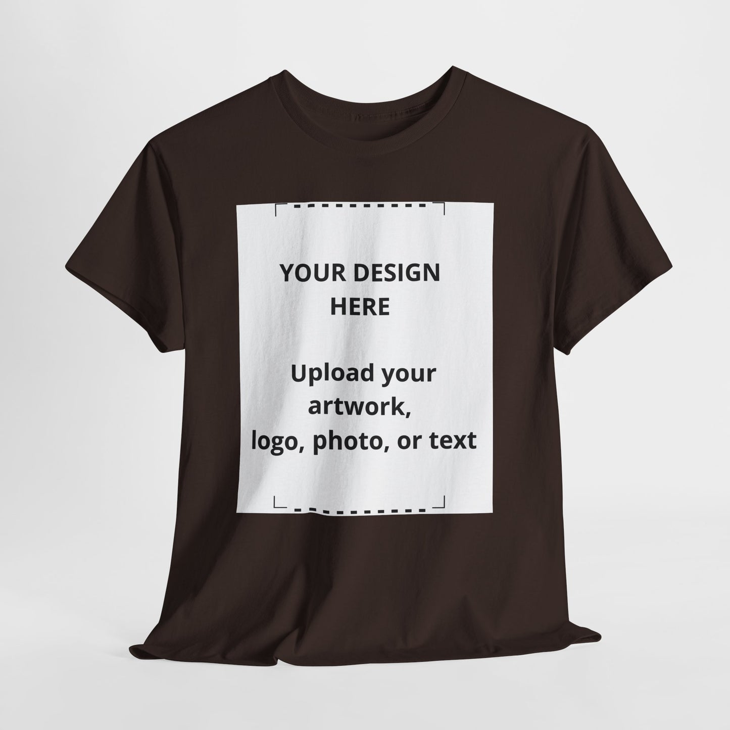 Customizable White T‑Shirt — Upload Your Design, Photo or Logo