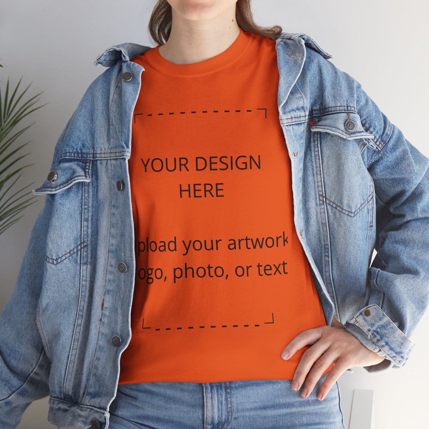 Customizable T‑Shirt — Upload Your Artwork, Logo or Text