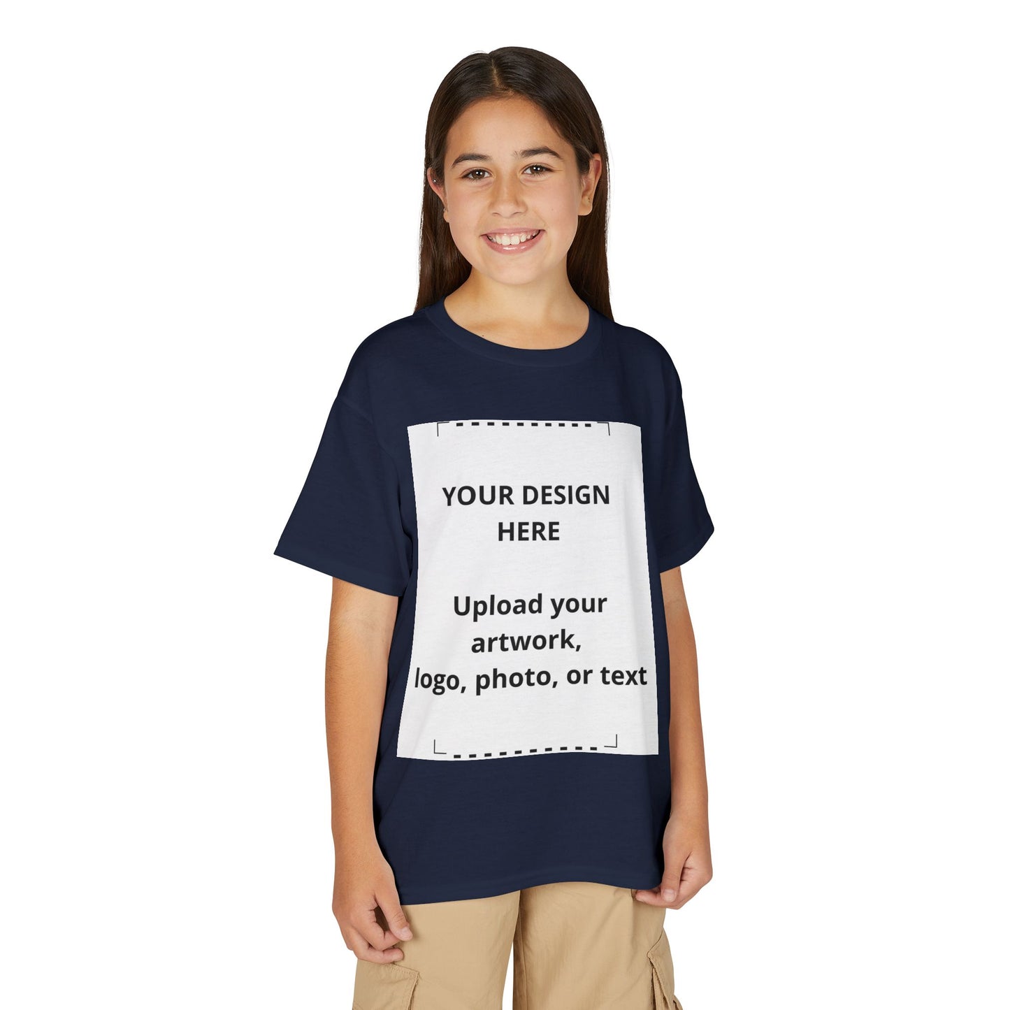 Youth T-Shirt — Customizable Youth DryBlend Tee (Upload Your Design)