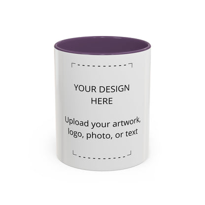 Accent Coffee Mug — Customizable Two-Tone 11/15oz Ceramic Mug