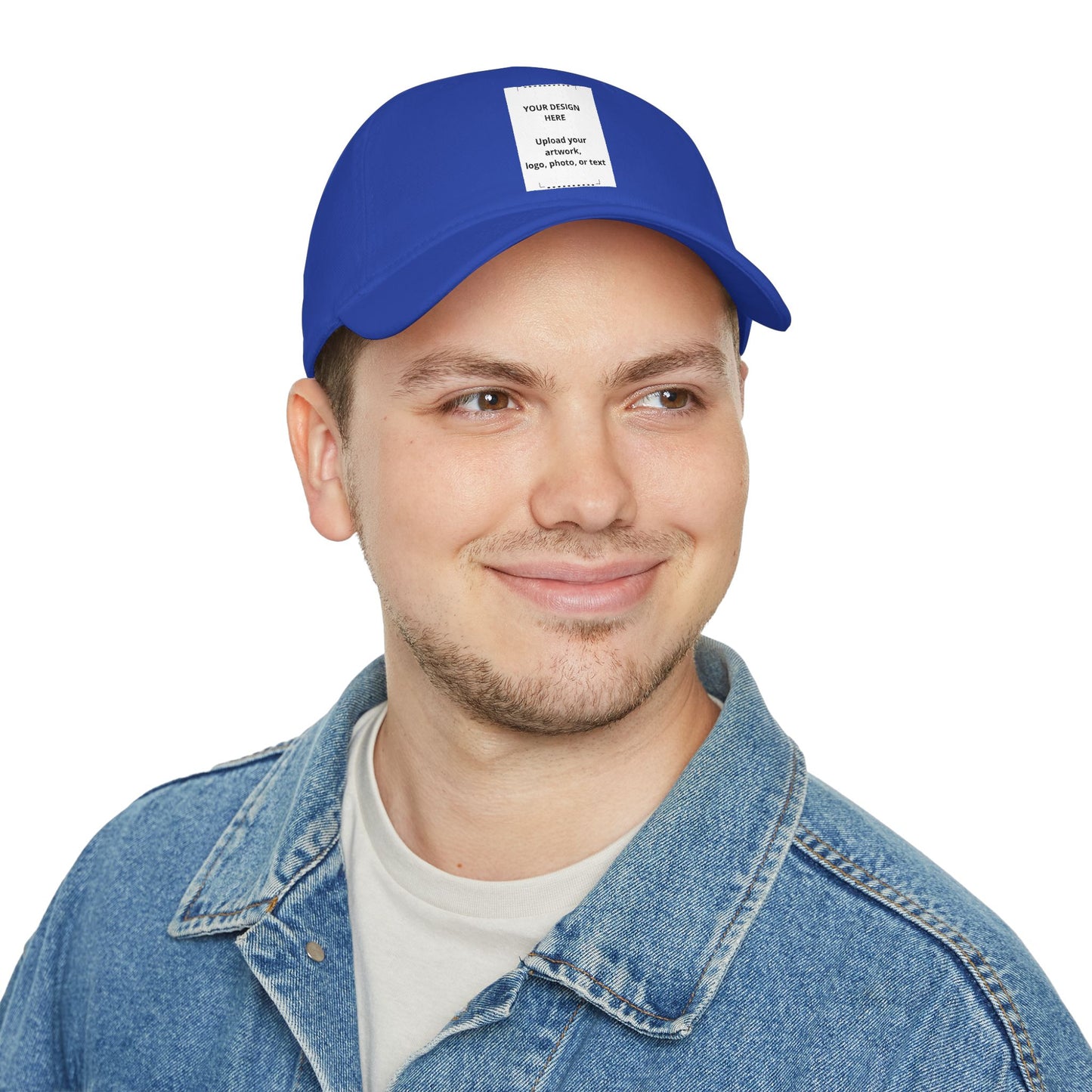 Custom Low Profile Baseball Cap — Personalized Embroidered Patch Hat
