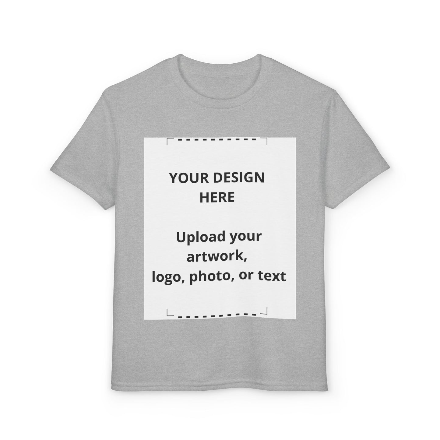 Youth T-Shirt — Customizable Youth DryBlend Tee (Upload Your Design)