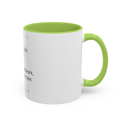 Accent Coffee Mug — Customizable Two-Tone 11/15oz Ceramic Mug