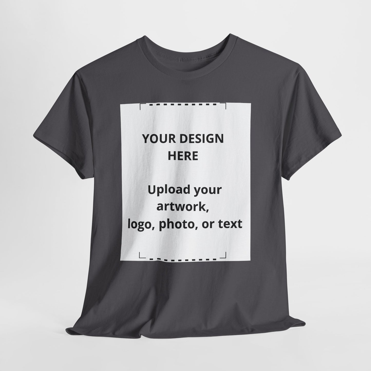 Customizable White T‑Shirt — Upload Your Design, Photo or Logo